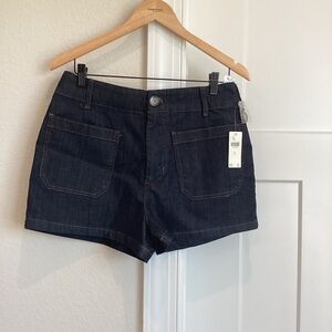 Anthropologie Colette Jean Shorts Maeve New 31 Dark Blue Denim